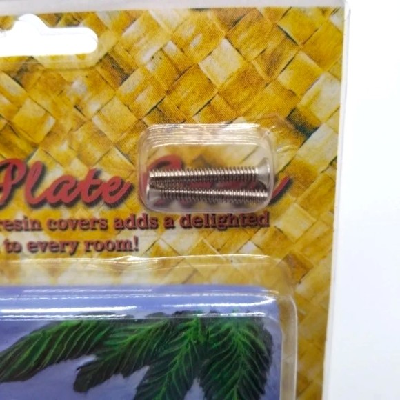 Hawaiian Couple with Ukelele Single Switch Plate Cover Sealed Poly Resin - Picture 4 of 5